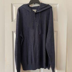 Hawker Rye soft light hooded sweatshirt